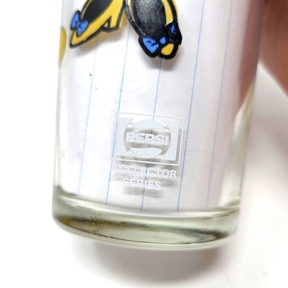 Vintage Mickey Mouse Minnie Mouse Pepsi Collector Series 1978 Disney Glass Cup - Picture 3 of 8